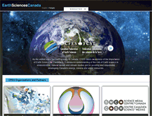 Tablet Screenshot of earthsciencescanada.com